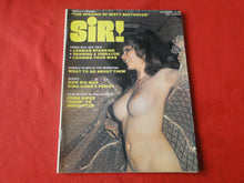 Load image into Gallery viewer, Vintage Nude Erotic Sexy Adult Magazine Sir November 1976          JB4
