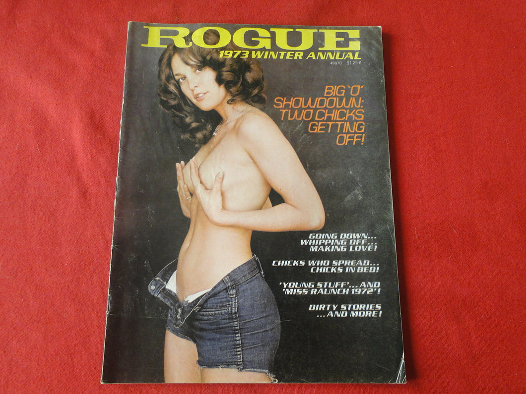 Vintage Nude Erotic Sexy Adult Magazine Rogue 1973          JB4