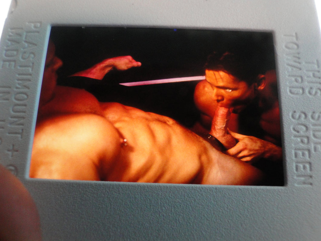 VINTAGE 35MM GAY MALE SLIDE BEEFCAKE MUSCLE NUDE FALCON STUDIOS Z15r