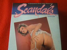 Load image into Gallery viewer, Vintage Adult XXX VHS Porn Tape Movie Scandals Penny Morgan         X20

