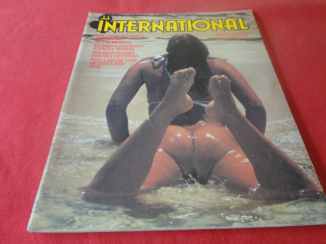 Vintage Nude Erotic Sexy Adult Magazine Club International 1976      JB28