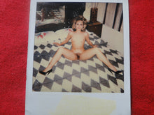 Load image into Gallery viewer, Vintage 1980s Nude Erotic Sexy Polaroid Nude Woman Photo Hispanic Honey Hairy Bush BBe
