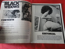 Load image into Gallery viewer, Vintage Nude Erotic Sexy Adult Magazine Black Widows          P84
