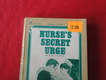 Load image into Gallery viewer, Vintage Erotic Porn Paperback Book/Novel Nurse's Secret Urge 1975      PB5
