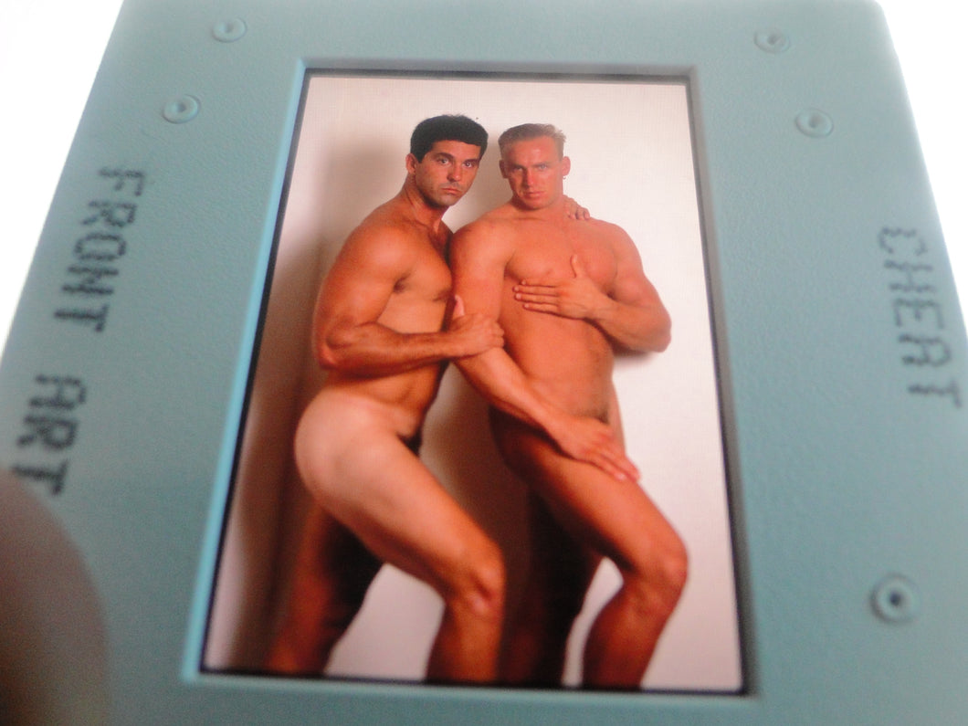 VINTAGE 35MM GAY MALE SLIDE BEEFCAKE MUSCLE NUDE FALCON STUDIOS Z16h