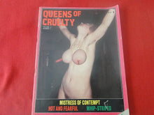 Load image into Gallery viewer, Vintage Nude Erotic Sexy Adult Magazine BDSM Queens of Cruelty 1976 TORN PAGES   JB3

