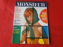 Load image into Gallery viewer, Vintage Nude Erotic Sexy Adult Magazine Monsieur June 1965     JB5
