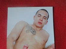 Load image into Gallery viewer, Vintage Gay Interest Nude Hot Hung Male Photo 5 x 7 Young Stud Masturbating    H40

