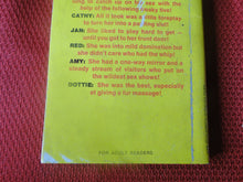 Load image into Gallery viewer, Vintage Erotic Porn Paperback Book/Novel You All Come 1973 FOXING     PB5
