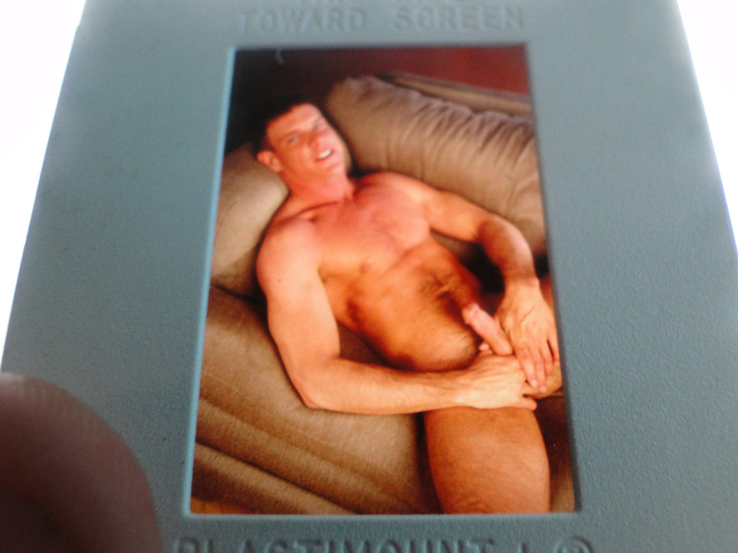 VINTAGE 35MM GAY MALE SLIDE BEEFCAKE MUSCLE NUDE FALCON STUDIOS Z16z