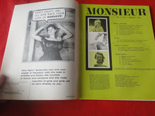Load image into Gallery viewer, Vintage Nude Erotic Sexy Adult Magazine Monsieur February 1964     JB5
