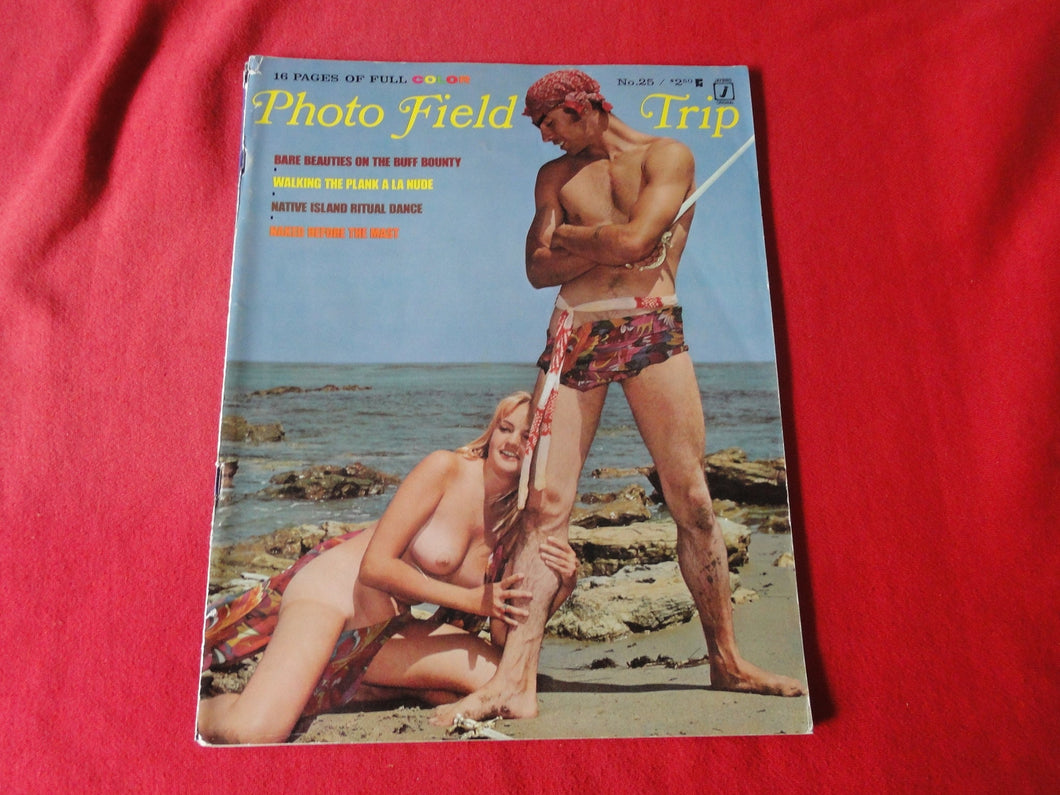 Vintage Nude Erotic Sexy Adult Magazine Photo Field Trip 1968    NOT PERFECT    8