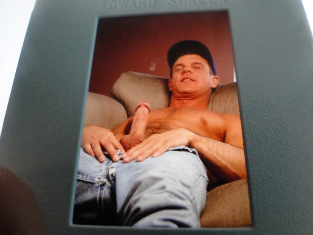 VINTAGE 35MM GAY MALE SLIDE BEEFCAKE MUSCLE NUDE FALCON STUDIOS Z17q