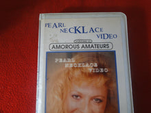 Load image into Gallery viewer, Vintage Adult XXX VHS Porn Tape Movie Pearl Necklace Amorous Amateurs   X20
