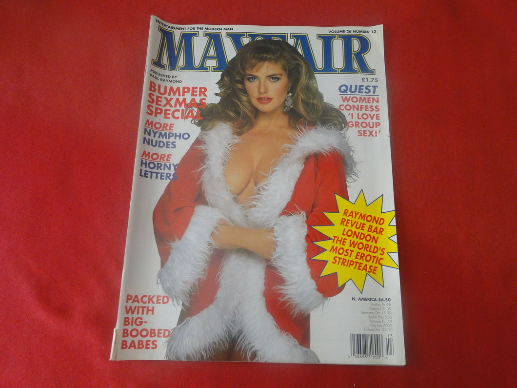 Vintage Nude Erotic Sexy Adult Magazine Mayfair Vol. 26 No. 13      DI