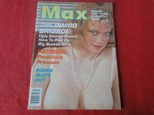 Load image into Gallery viewer, Vintage Nude Erotic Sexy Adult Magazine Max July 1985      JB58
