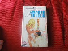 Load image into Gallery viewer, Vintage Erotic Porn Paperback Book/Novel Swap On The Dotted Line 1969     BT1

