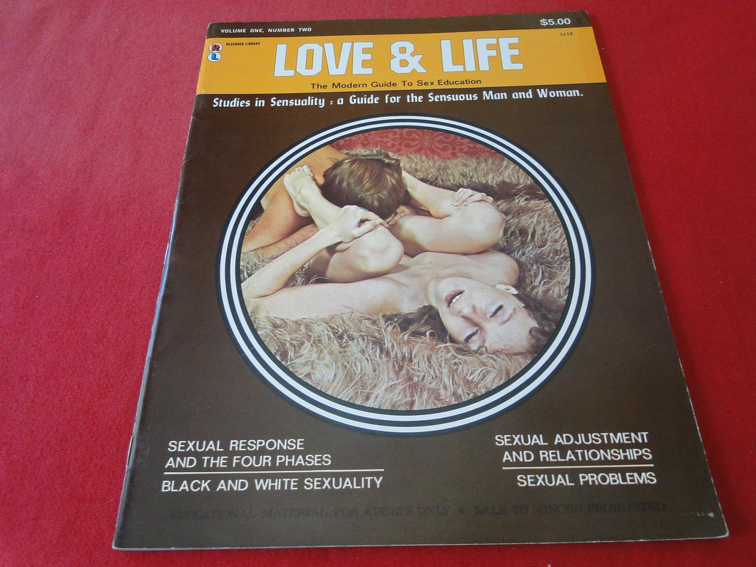 Vintage Nude Erotic Sexy Adult Magazine Love & Life 1972        9