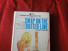 Load image into Gallery viewer, Vintage Erotic Porn Paperback Book/Novel Swap On The Dotted Line 1969     BT1
