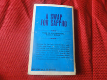 Load image into Gallery viewer, Vintage Erotic Porn Paperback Book/Novel Greenleaf A Swap For Sappho 1970      BT1

