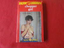 Load image into Gallery viewer, Vintage Erotic Porn Paperback Book/Novel Chopper Girl Greenleaf 1976       X5
