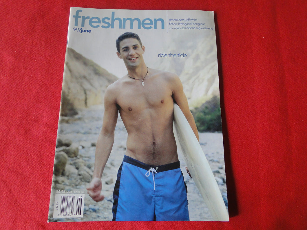 Vintage Adult Erotic Sexy Magazine Gay Interest Freshmen June 1999       JB26