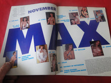 Load image into Gallery viewer, Vintage Nude Erotic Sexy Adult Magazine Max November 1986         JB66
