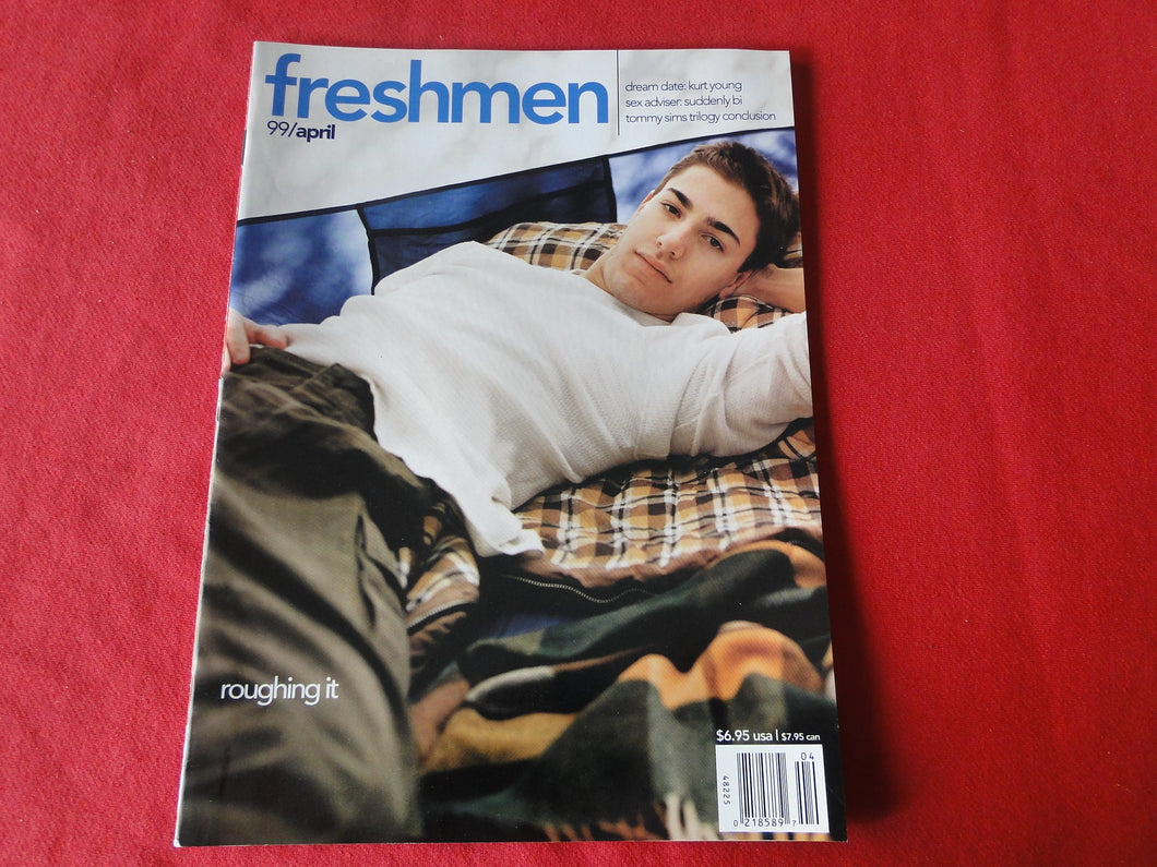Vintage Adult Erotic Sexy Magazine Gay Interest Freshmen April 1999      JB26