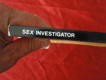Load image into Gallery viewer, Vintage Adult Paperback Book/Novel Sex Investigator James Kirk        G4
