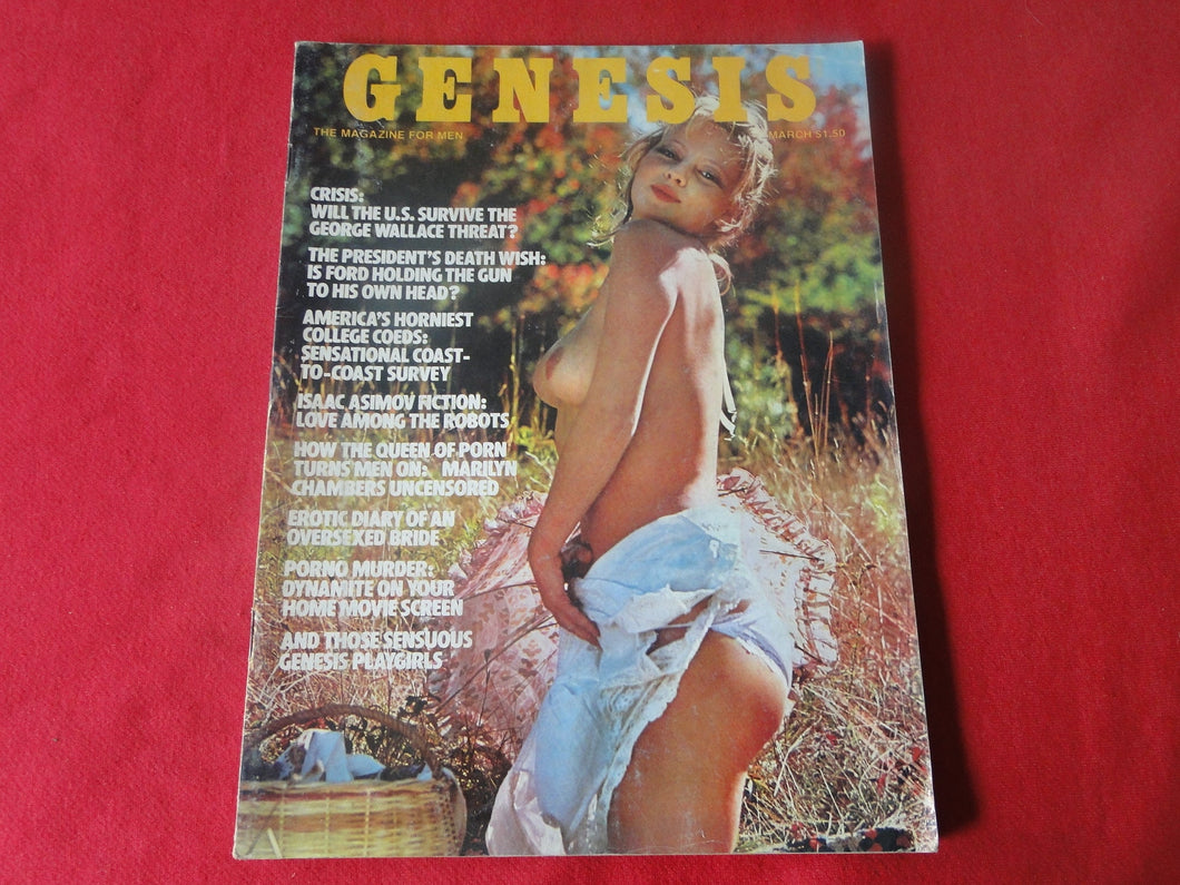 Vintage Nude Erotic Sexy Adult Magazine Adult Magazine Genesis March 1976     9