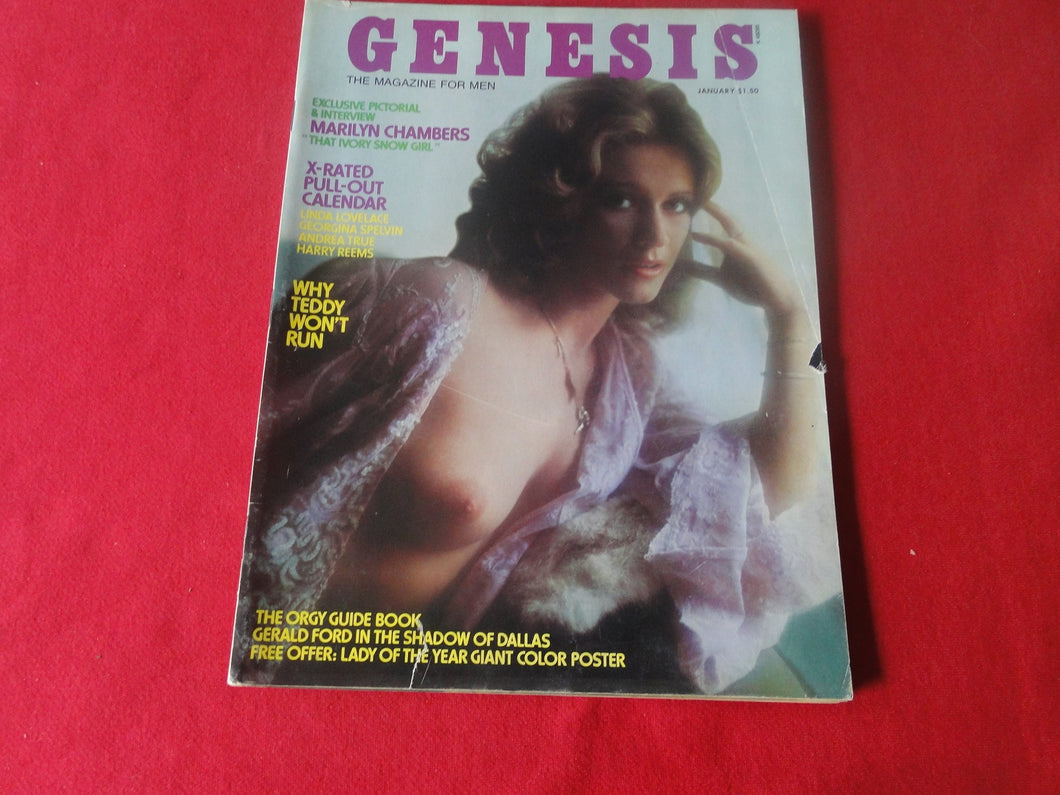 Vintage Nude Erotic Sexy Adult Magazine Adult Magazine Genesis January 1974     9