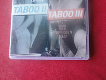 Load image into Gallery viewer, Vintage Adult Erotic Sexy Porn XXX DVD Movie Taboo II Taboo III       GD1
