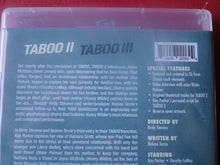 Load image into Gallery viewer, Vintage Adult Erotic Sexy Porn XXX DVD Movie Taboo II Taboo III       GD1
