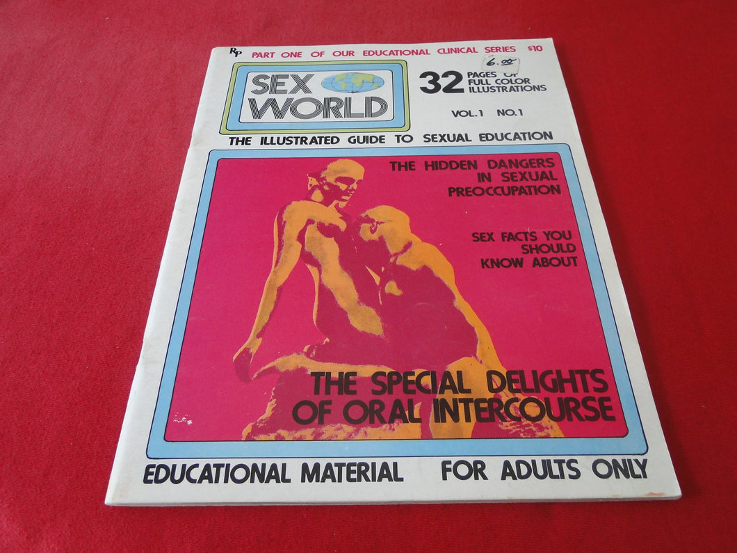 Vintage Nude Erotic Sexy Adult Magazine Sex World #1          9