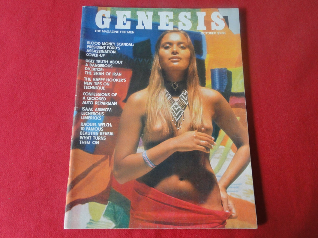 Vintage Nude Erotic Sexy Adult Magazine Adult Magazine Genesis October 1975 CLIPPED COVER 9