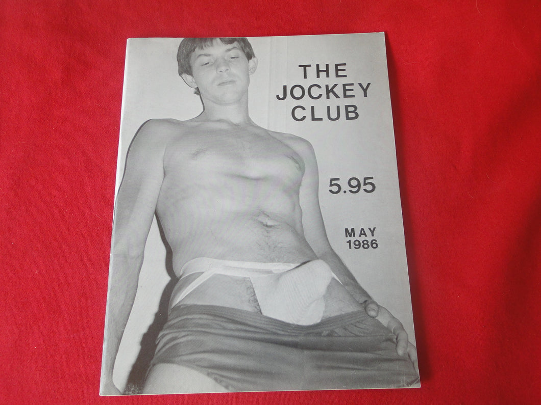 Vintage Adult Erotic Sexy Magazine Gay Interest Jockey Club 1986     P86