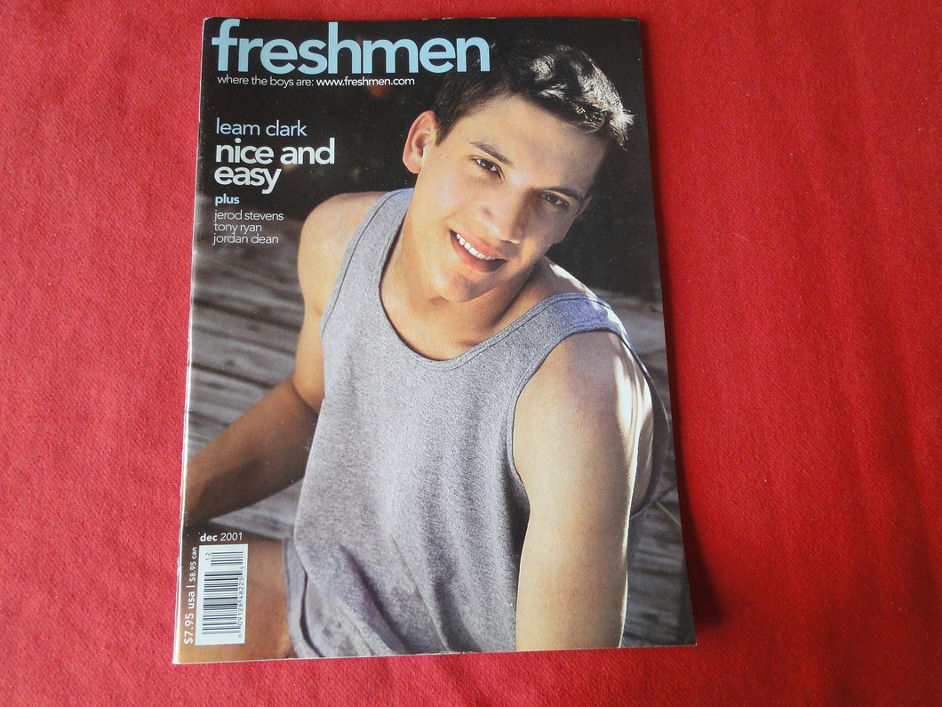 Vintage Adult Erotic Sexy Magazine Gay Interest Freshmen December 2001    64