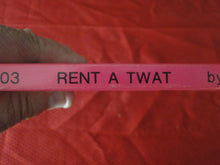 Load image into Gallery viewer, Vintage Adult Paperback Book/Novel Rent A Twat 1971            G4
