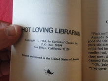 Load image into Gallery viewer, Vintage Erotic Porn Paperback Book/Novel Greenleaf 1984 Hot Loving Librarian    X5
