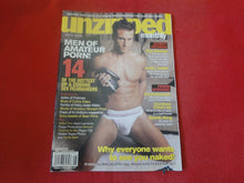 Load image into Gallery viewer, Vintage Adult Erotic Sexy Magazine Gay Interest Unzipped August 2002    JB29
