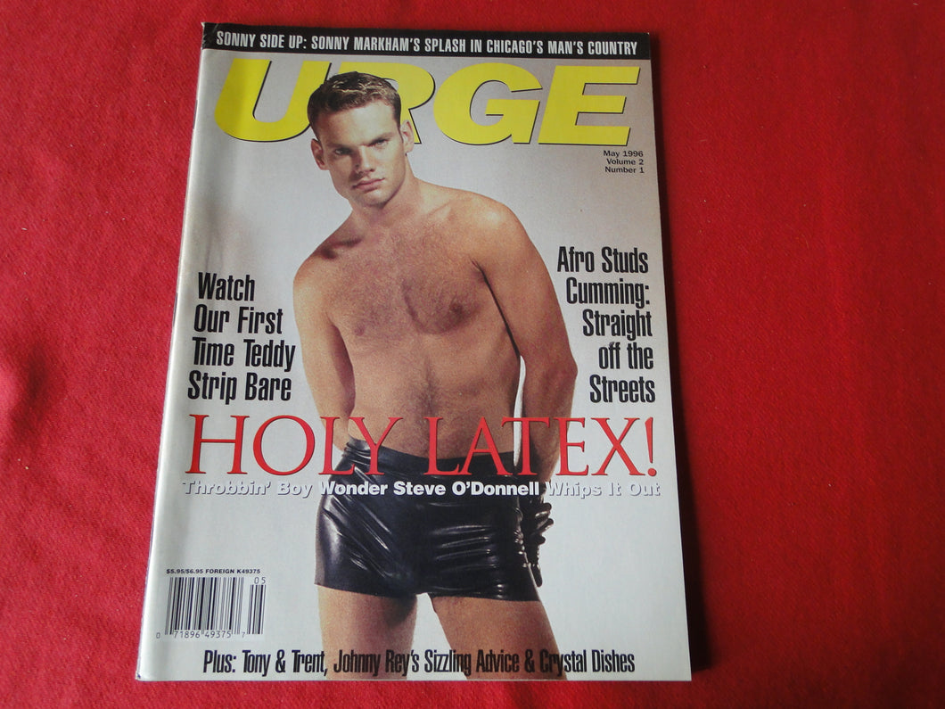 Vintage Adult Erotic Sexy Magazine Gay Interest Urge May 1996        64
