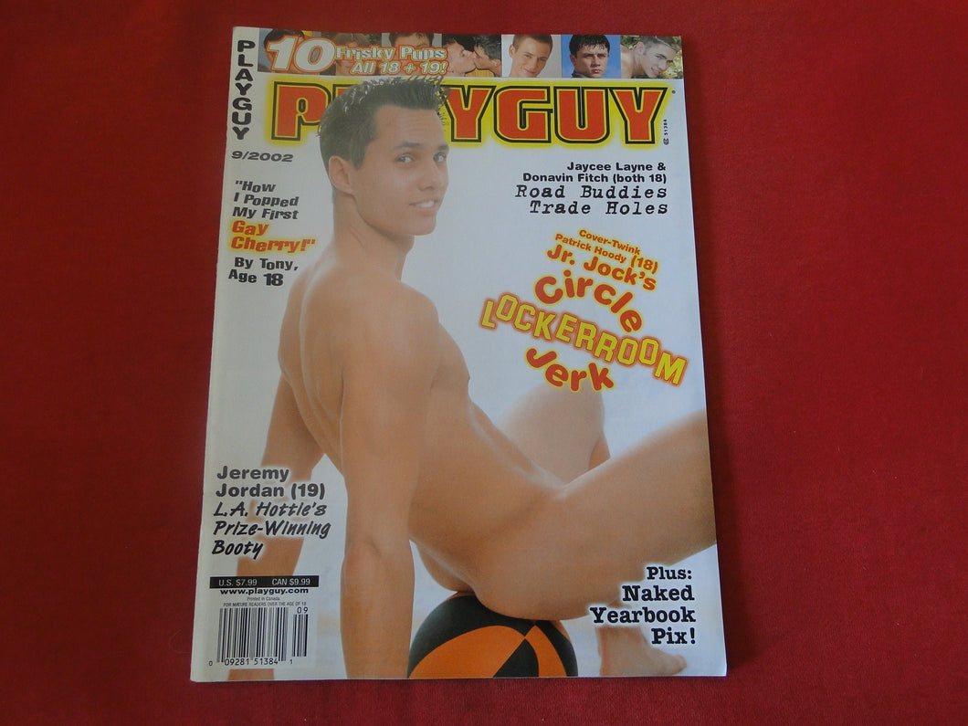 Vintage Adult Erotic Sexy Magazine Gay Interest Play Guy September 2002  JB29