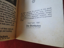 Load image into Gallery viewer, Vintage Erotic Porn Paperback Book/Novel Star 1987 Creole Bitch's Whipping      X5

