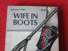 Load image into Gallery viewer, Vintage Adult Paperback Novel/Book Wife In Boots 1980 FOXING       X33
