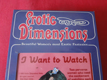 Load image into Gallery viewer, Vintage Adult XXX VHS Porn Tape X-Rated Movie Erotic Dimensions I Want To Watch   X5
