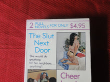 Load image into Gallery viewer, Vintage Adult Paperback Book/Novel Double Novel The Slut Next Door Cheer Leader Sex Club  BT2
