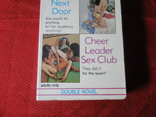 Load image into Gallery viewer, Vintage Adult Paperback Book/Novel Double Novel The Slut Next Door Cheer Leader Sex Club  BT2
