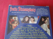 Load image into Gallery viewer, Vintage Adult XXX VHS Porn Tape X-Rated Movie Erotic Dimensions I Want To Watch   X5

