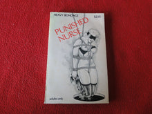 Load image into Gallery viewer, Vintage Adult Paperback Novel/Book Punished Nurse 1980         X33
