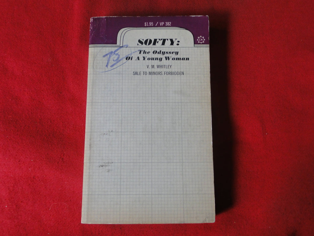 Vintage Adult Paperback Book/Novel Softy The Odyssey of a Young Woman 1970     G5